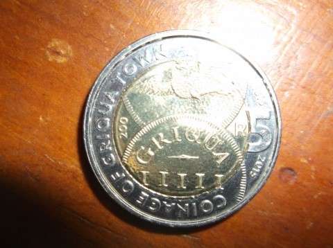 COINAGE OF GRIQUA TOWN - R5 ( 2015 )